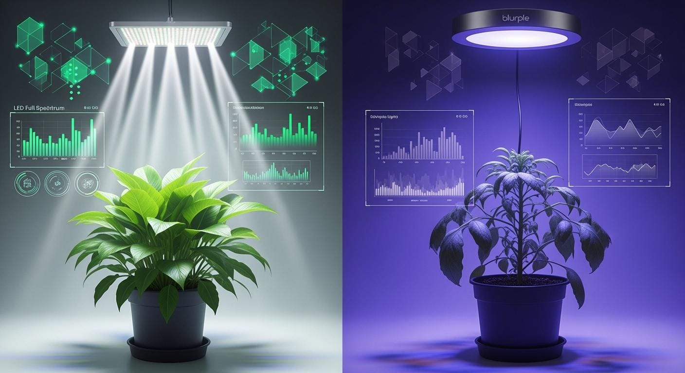 Full-Spectrum LED Grow Lights Help Your Plants Thrive Over Blurple