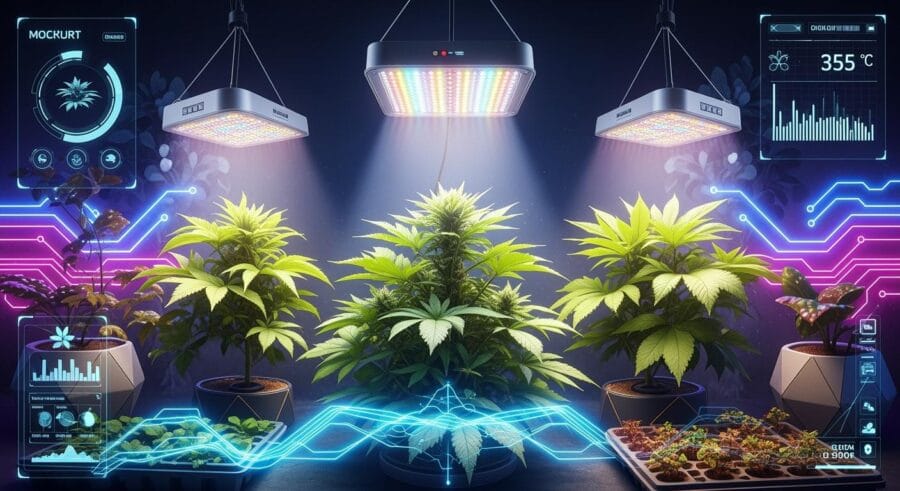 3 Top LED Grow Lights for Big Yields