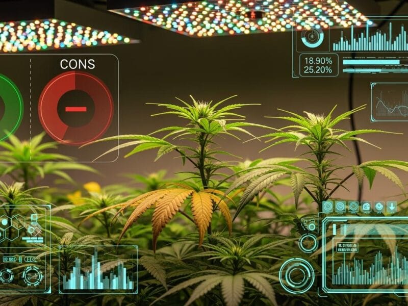 Full-Spectrum LED Grow Lights for Cannabis Pros and Cons