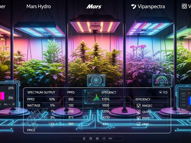 Top LED Grow Light Brands Compared for Quality and Performance