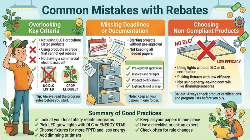 Common Mistakes with Rebates