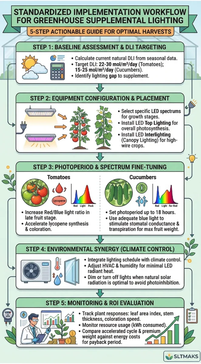 STANDARDIZED IMPLEMENTATION WORKFLOWFOR GREENHOUSE SUPPLEMENTAL LIGHTING