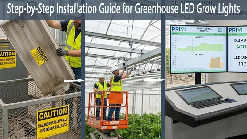 Step-by-Step Installation Guide for Greenhouse LED Grow Lights