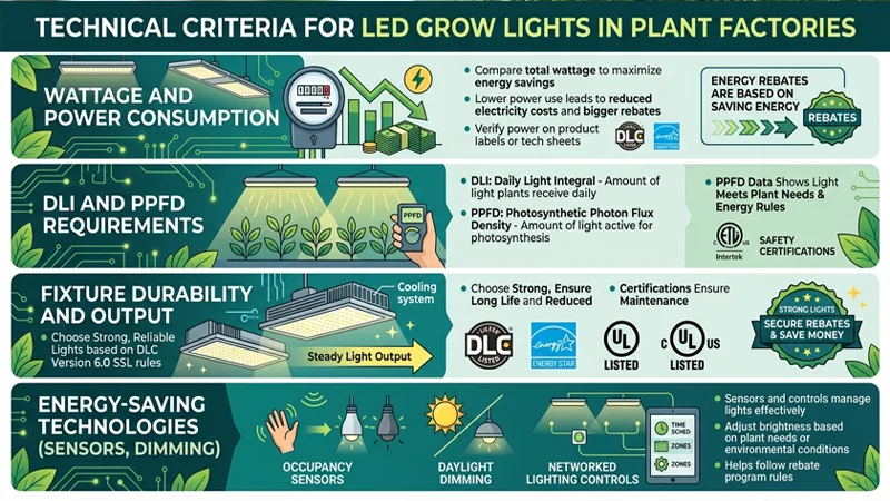 Technical Criteria for LED Grow Lights