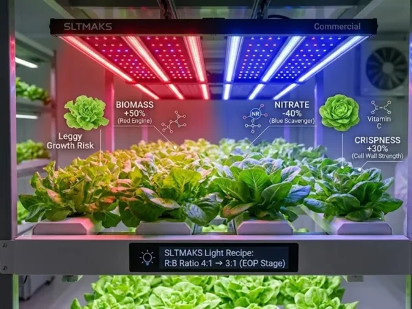 red to blue light ratio