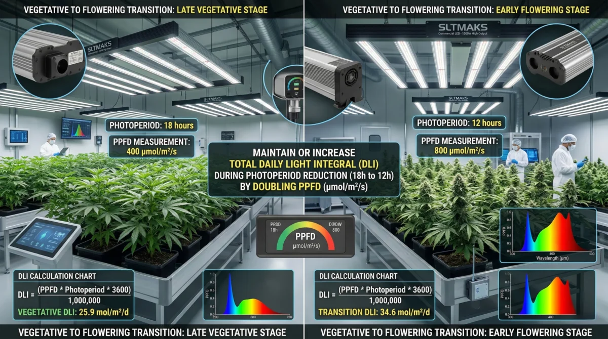 veg-to-bloom transition