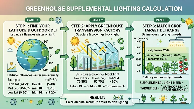 Define inputs (greenhouse supplemental lighting calculation)