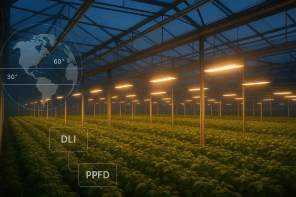 Greenhouse supplemental lighting calculations