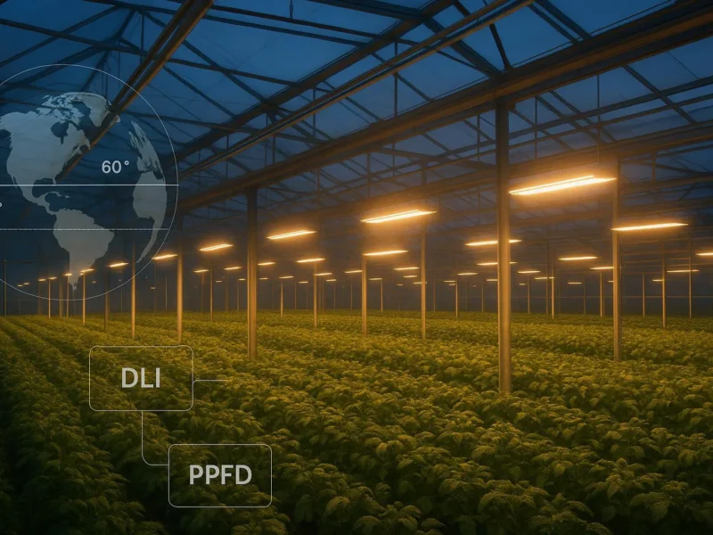 Greenhouse supplemental lighting calculations