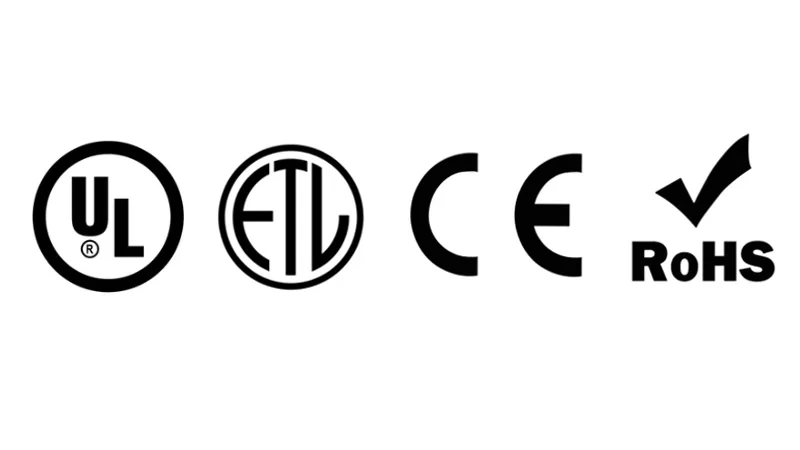 UL ETL CE RoHS