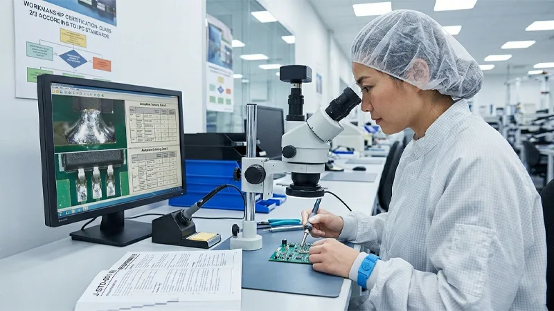 Workmanship and soldering standards