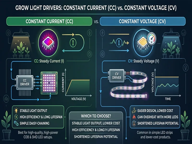 constant current vs constant voltage driver