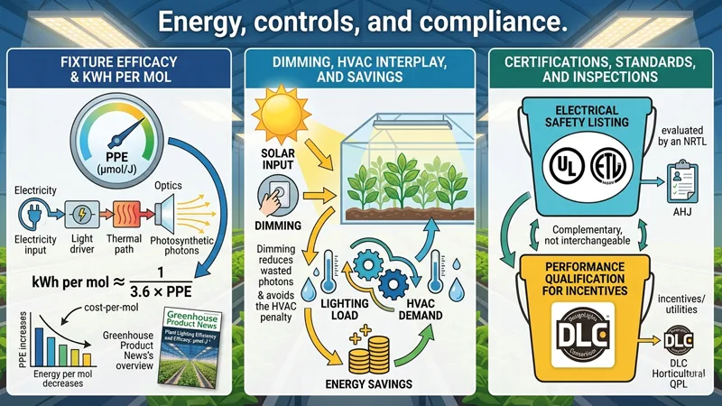 Energy, controls, and compliance