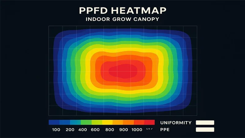 PPFD heatmap