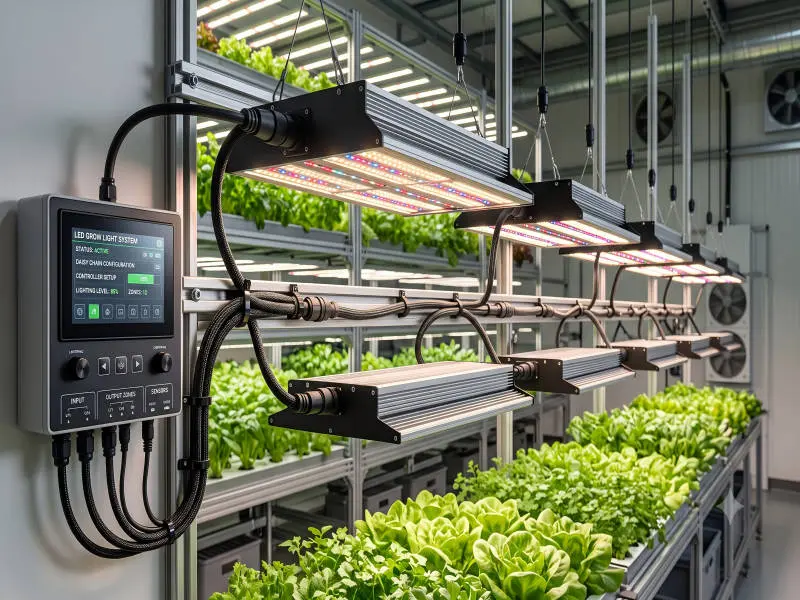 Daisy Chaining Commercial Grow Lights