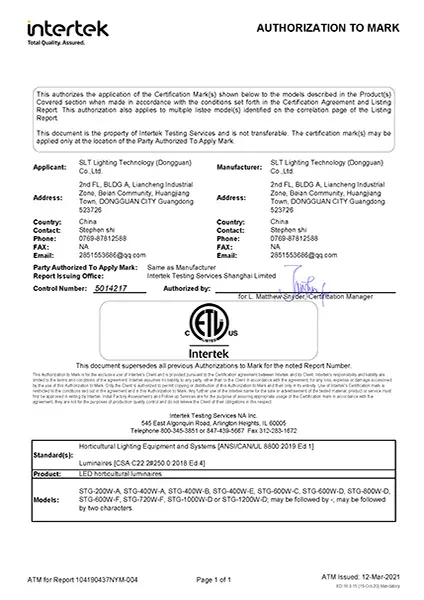 ETL-Certification