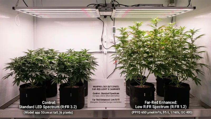  Far Red vs. Standard Spectrum