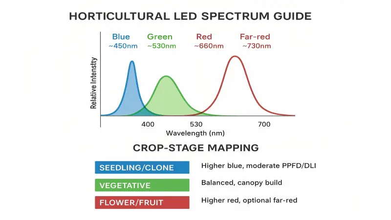 horticultural led spectrum guide