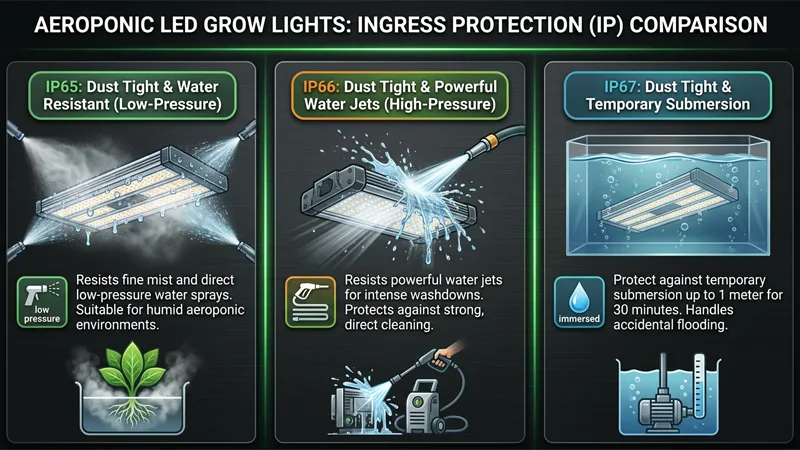 IP65 vs IP66 vs IP67