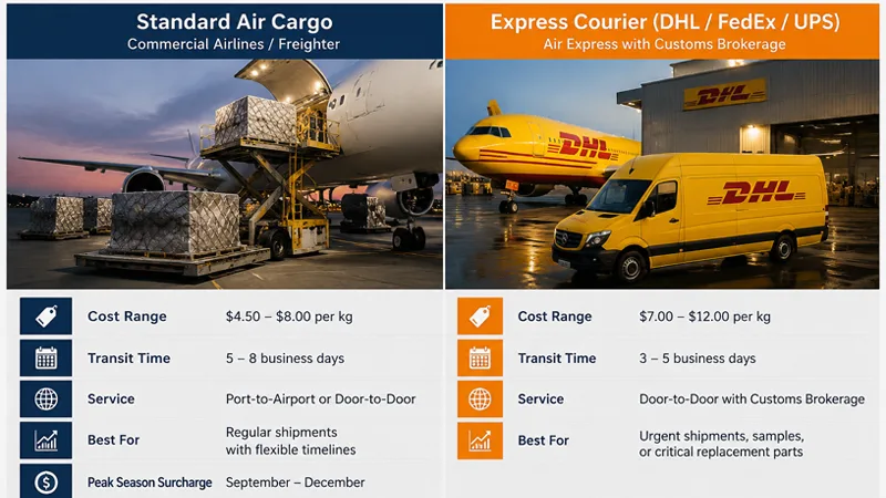 Standard Air Cargo vs Air Express