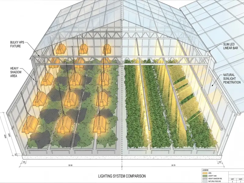 greenhouse light shading fixtures