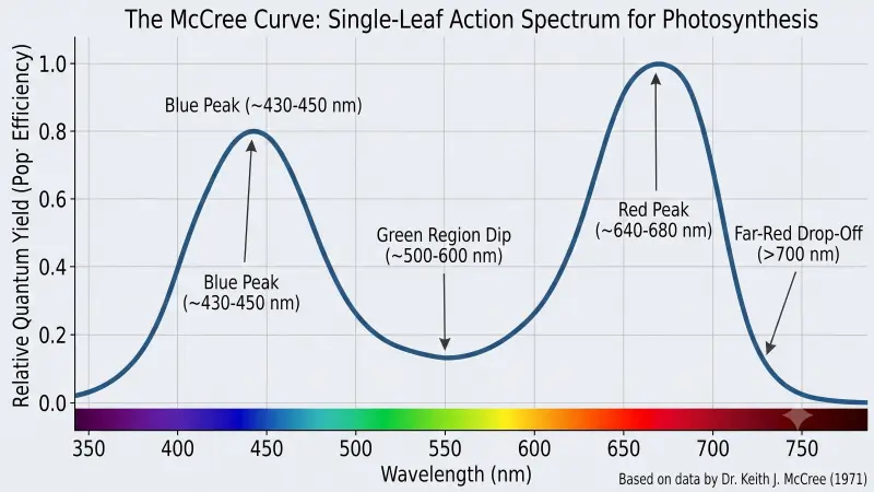 single leaf action spectrum for photosynthesis