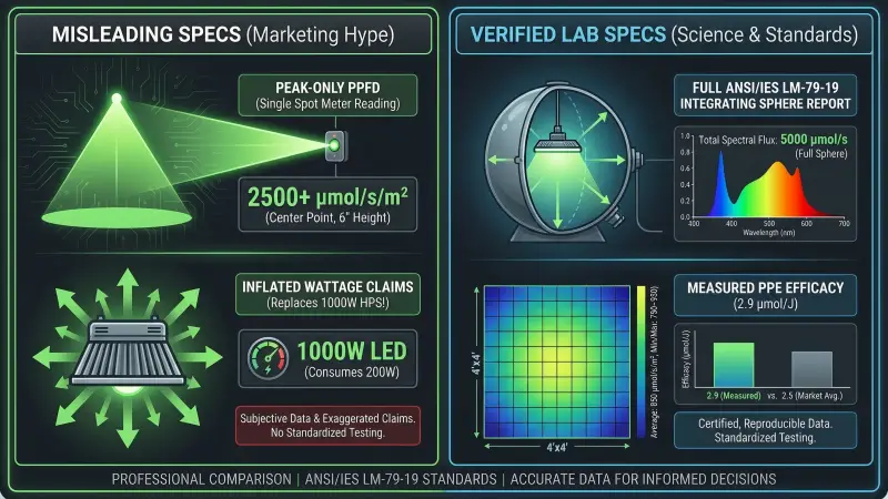 verified lab specs vs misleading specs