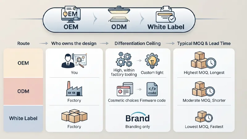 OEM vs ODM vs White Label