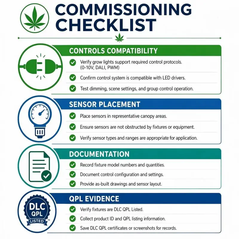 commissioning checklist