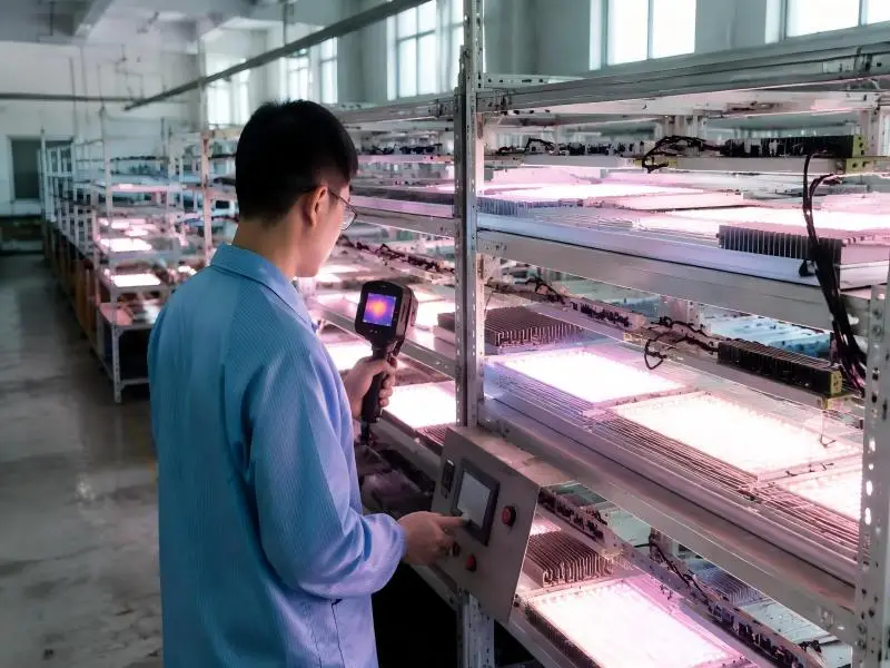 led grow light quality control