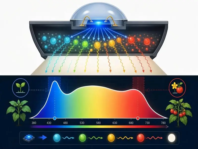 phosphor conversion white led