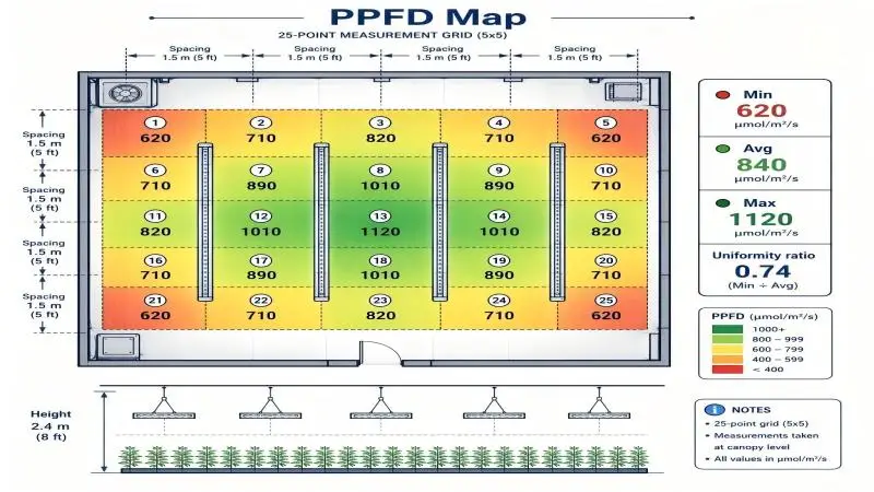 ppfd map
