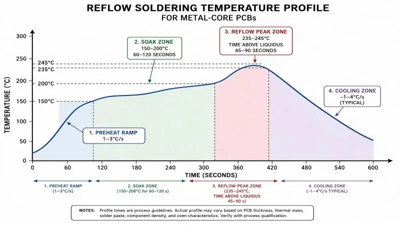 reflow soldering temperature profile
