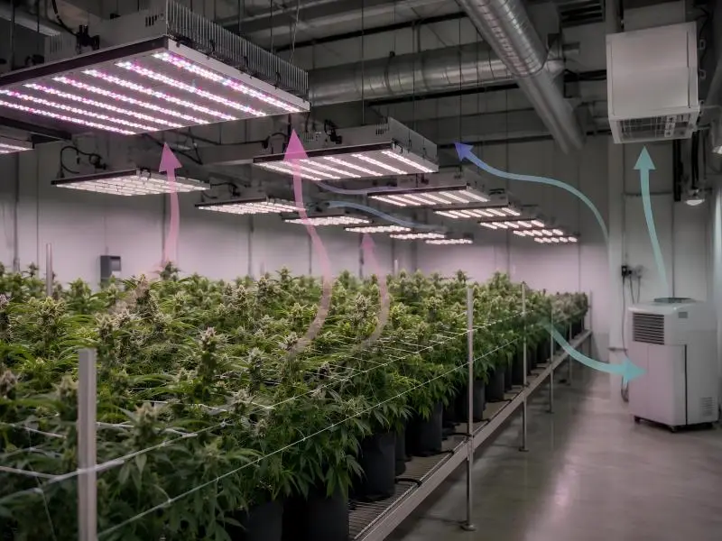 led grow light heat load